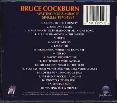 Bruce Cockburn - Waiting For A Miracle CD **BRAND NEW/STILL SEALED
