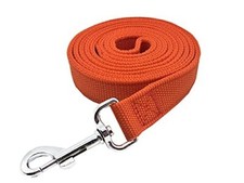 Nylon Dog Leash with 2-Layer 4 FT/ 6 FT/ 7FT Long 1 Inch Wide for Medium Larg...