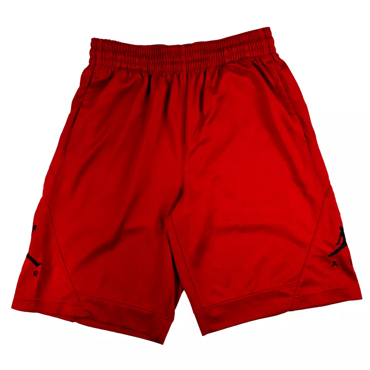 Red jordan shorts clearance