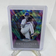 2022 Prizm Draft Picks Jackson Ferris Brilliance Purple Wave Prizm #BR-JF - Cubs