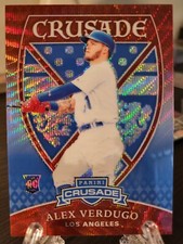 2018 Chronicles Crusade Ruby Wave Prizm /199 Alex Verdugo RC Rookie #11 Yankees