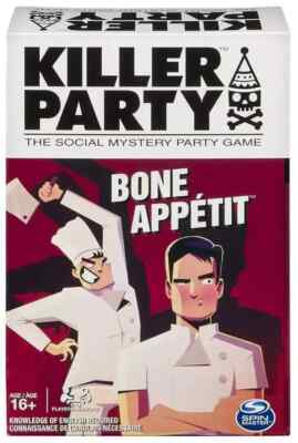  KILLER PARTY: THE SOCIAL MYSTERY PARTY SPIEL SPIN MASTER 16+