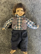 Vintage Jumaco Puppe Hartplastik Vinyl