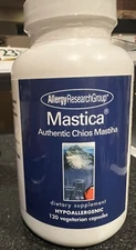 Allergy Research Group Mastica Authentic Chios Mastiha 120 ct, Exp 06/2025