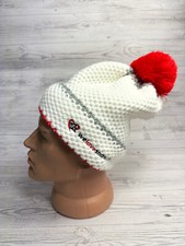 raiffeisen swissski knit white pom pom hat beanie