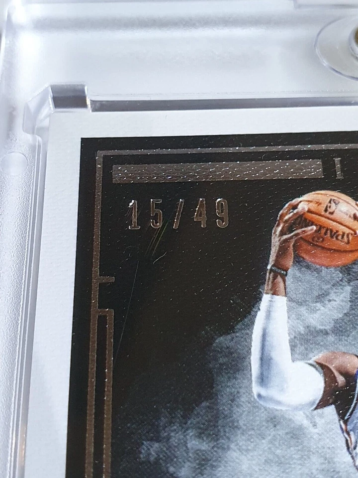 2018 Panini Impeccable Joel Embiid #8 SILVER /49 Edition - Ready to Grade - Image 2 of 3