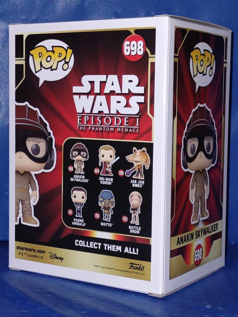 Star Wars Phantom Menace Anakin Skywalker w Helmet Funko Pop