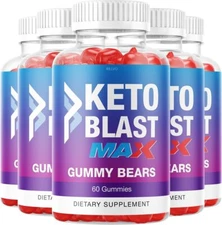 Rillvo (5 Pack) Keto Blast Gummies ACV Advanced Formula (300 Gummies)