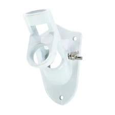 Flag Pole Holder 1'' Two-Position Aluminum Mounting Bracket for House