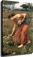 Narcissus By John William Waterhouse Poster Canvas Print Wall Art Picture