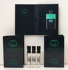 GUCCI GUILTY ESSENCE EDT POUR HOMME 0.05 fl oz Spray for MEN 3 Carded Vials