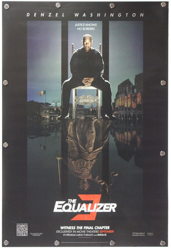 The Equalizer 3 2023 Double Sided Original Movie Poster 27" x 40"
