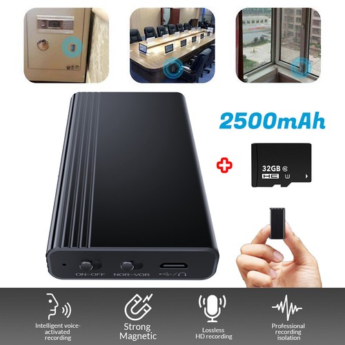 500Hr Spy Digital Hidden Voice Activated Mini Sound Audio Recorder Dictaphone - Picture 37 of 37