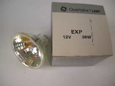 GE Quartzline Lamp EXP 35W 12V NOS