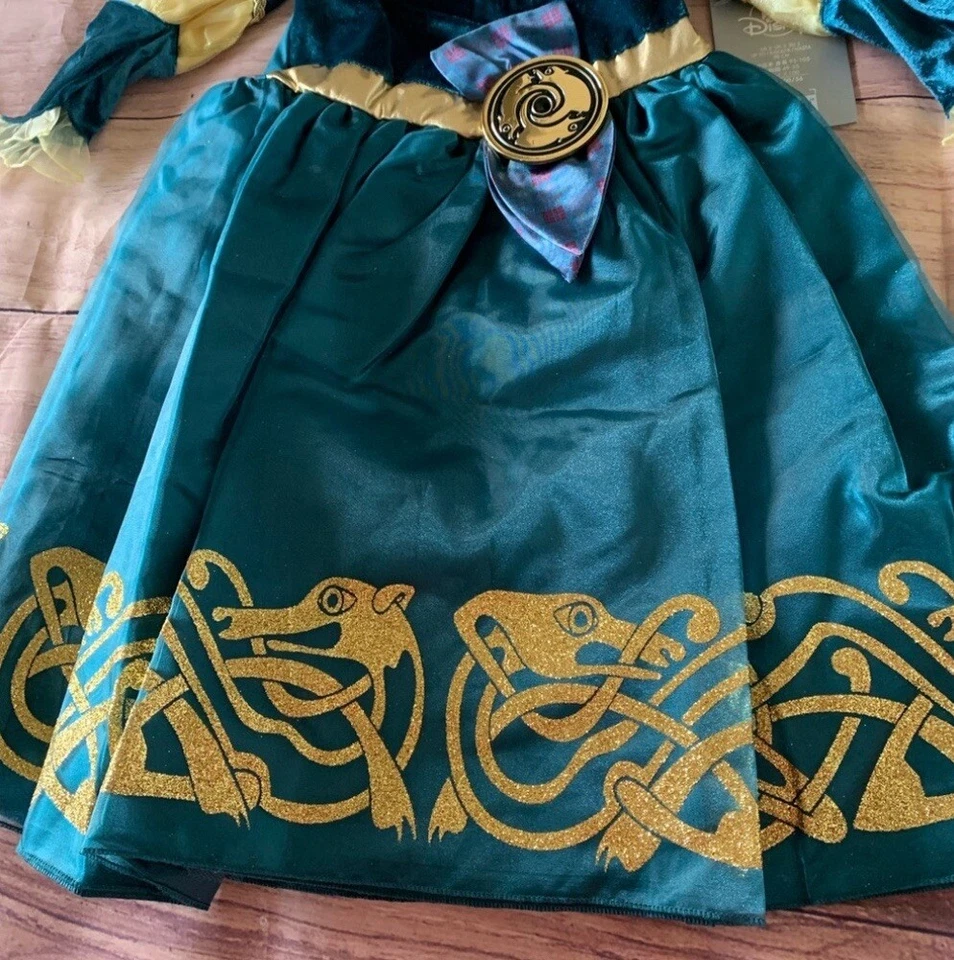 Disfraz Princesa Mérida Valiente Disney Store Niña Talla 3 Foto 4 de 4