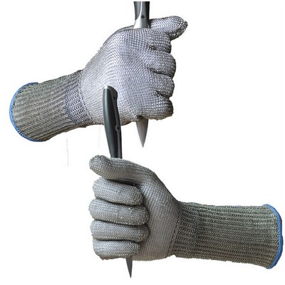 Work Glove Safety Cut Proof Glove Metal Welding Equip Butcher Mesh 25cm
