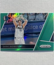 Dirk Nowitzki 2017 Panini Prizm Get Hyped! Green Prizm #DN