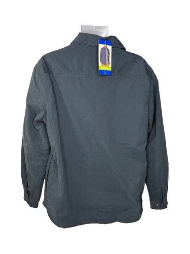 Vintage Eddie Bauer Field Jacket Mens XL Blue Bomber Full Zip
