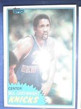 1981-82 Topps Basketball Bill Cartwright #26 New York Knicks  MVP