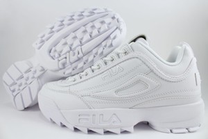 fila disruptor 2 triple white