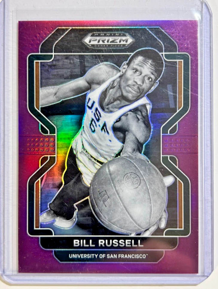 Panini Bill Russell Basketball Autographed Sports Trading Cards