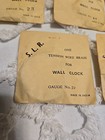 Vintage Wall Clock Tension Wire Brass  19,20,21,22,23,24,25,26,27, 28 &29 India  — photo 10