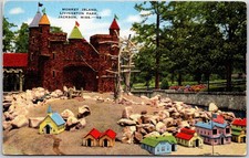 Jackson Mississippi MS, Monkey Island, Livingston Park, Trees, Vintage Postcard