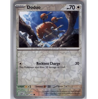 Doduo Reverse Holo Common SV: Scarlet & Violet 151 084/165 NM