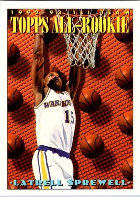 1993-94 Topps - Topps All-Rookie Team Latrell Sprewell #153