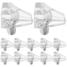 100 Pcs Cabinet Shelf Clips Holders for Cabinets Pin Suppport Pegs Bookcase
