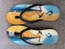 Great Olukai Ho opio Pae Womens Flip Flops Thongs 7 Surfer Beach Pool Sandals