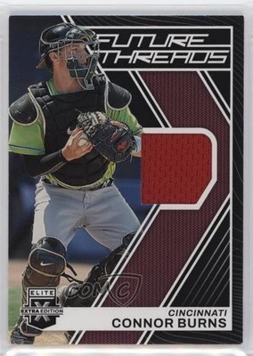 2023 Panini Elite Extra Edition Future Threads Connor Burns #FT-CB 19gz