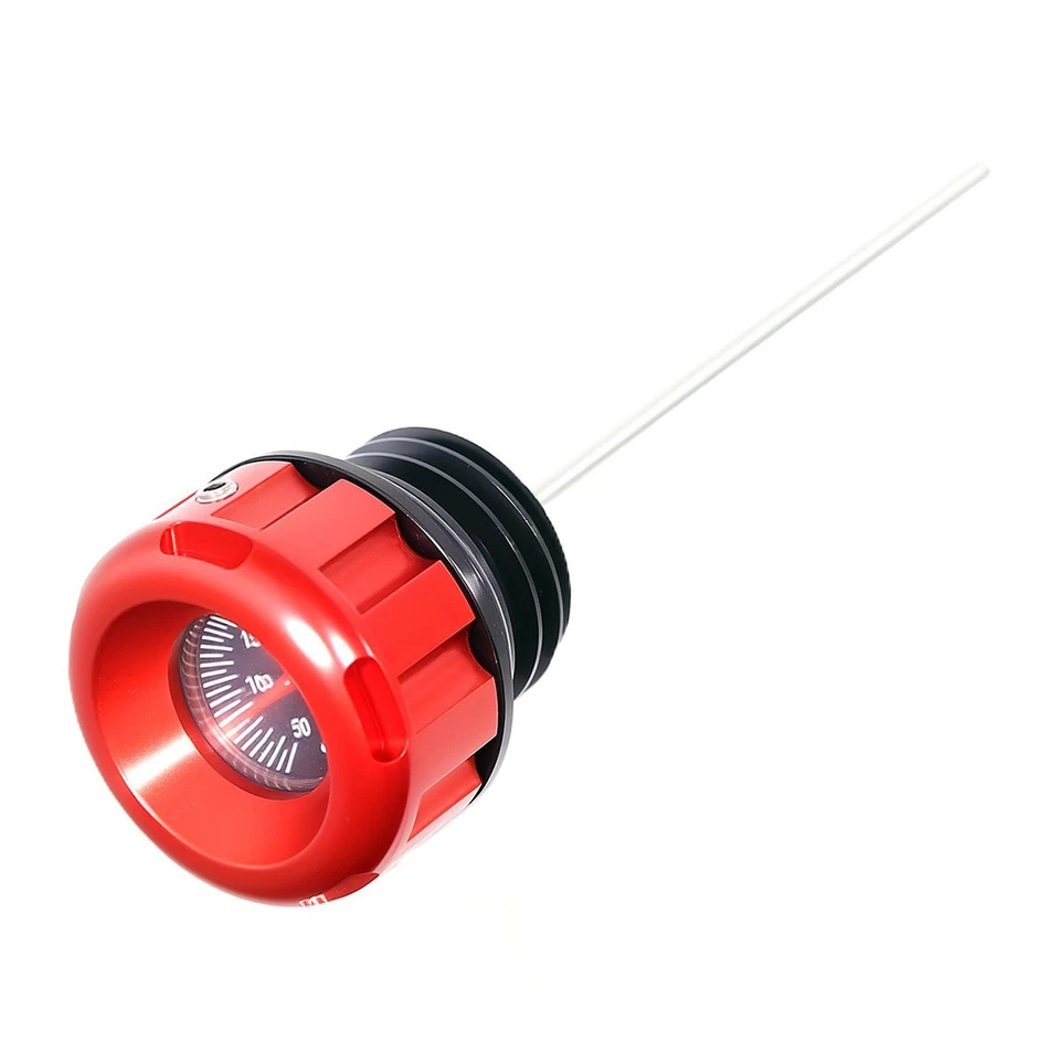 1 varilla de medición roja de temperatura de aceite para Harley Touring Road Glide 2017-2025 FLTRX Foto 4 de 4