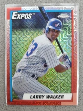 Larry Walker Lot Of 2 Cards. SEE DESCRIPTION FOR DETAILS HOF