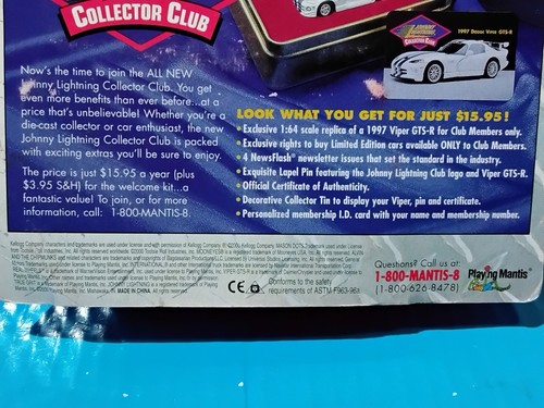 2000 JOHNNY LIGHTNING TRUE GRIT SNACK TRUCK VAN BLUE KELLOGG'S RICE KRISPIES - Picture 10 of 11