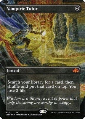 MTG Magic the Gathering Vampiric Tutor (430/521) Dominaria Remastered NM