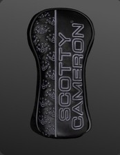 2026 Scotty Cameron Black Leather Crown Driver Headcover British Open Release