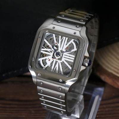 NH35 Automatic Roman Dial | Skeleton Watch 38mm |Sapphireglass | stainless steel