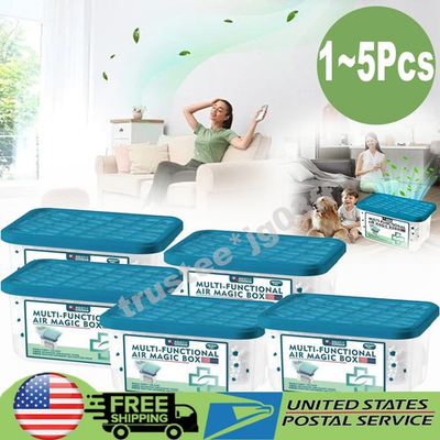 #ad Air Magic Box Indoor Air Purification Dust Removal Magic Box Multi functional $35.99