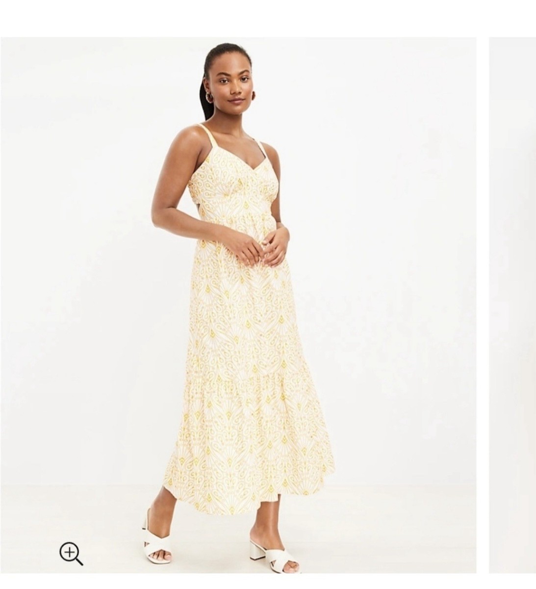womens denim dress Maxi for Tall Women in New Colorado Blue L / Extra Tall / New Colorado Blue Size:40W x 34L XL 14 36.6 47.2 brand: Andrea Iyamah Gold Vs Blue Dress