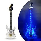 LED Light Electric Guitar Maple neck Acrylic Body Crystal Guitar Sweet Sound new