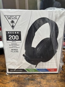 Turtle Beach Recon 200 Gen 2 Gaming Headset Wired PS5 PS4 Xbox Switch NEW