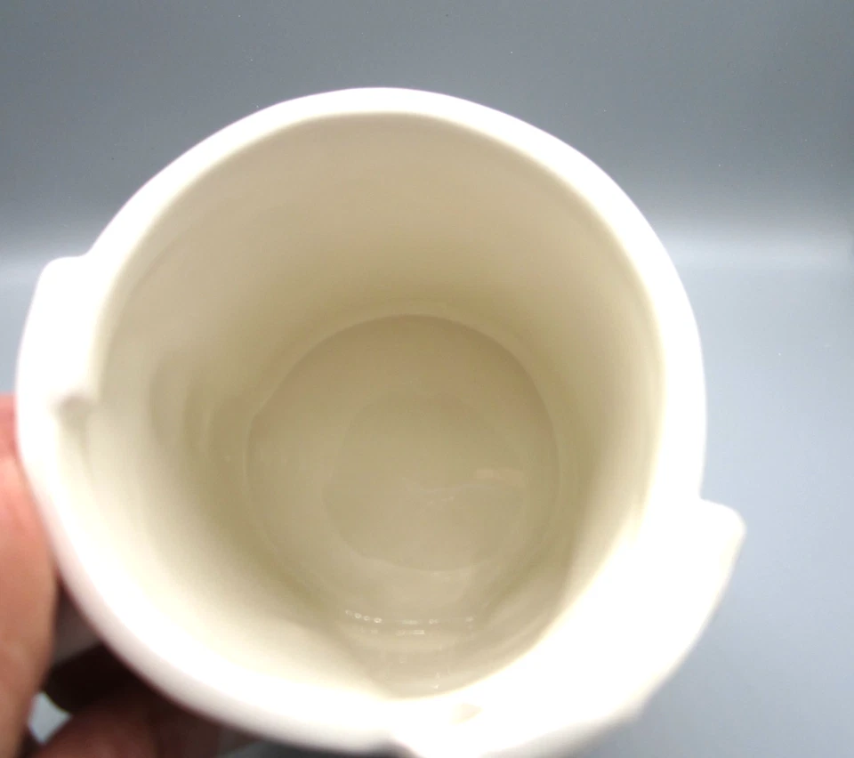 Taza de té café árbol de Navidad Mud Pie 3D blanco rojo botones y puntadas 20 oz (C12) Foto 4 de 4