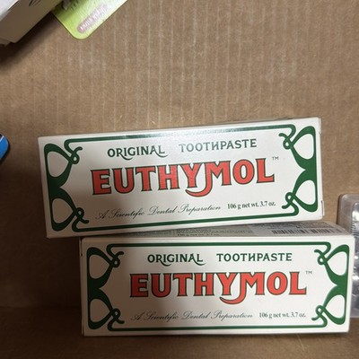 Euthymol Original Toothpaste for Sensitive Teeth 3.7oz Lot Of 2 11/20/2027 25