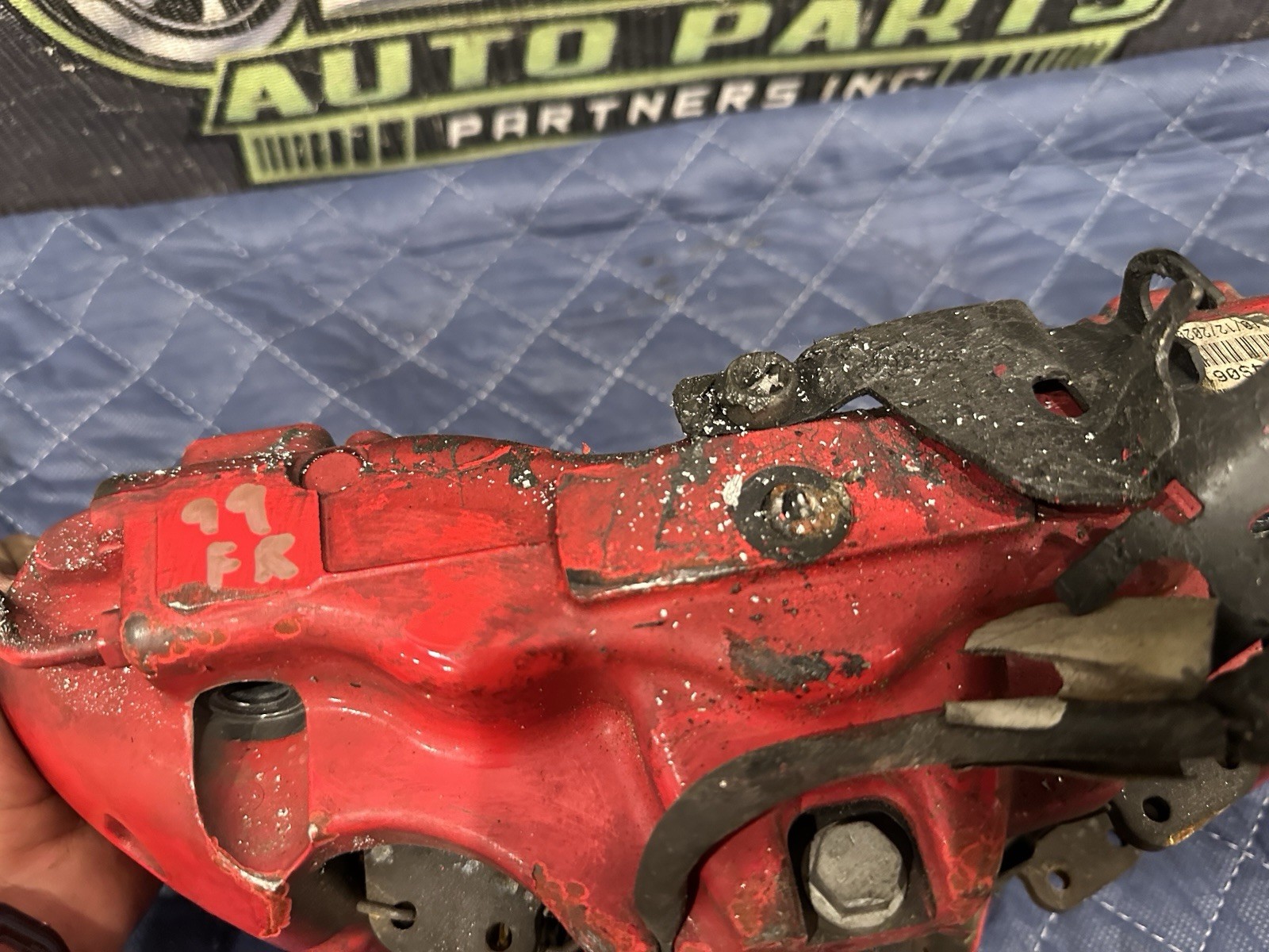 2021 AUDI R8 BREMBO FRONT RIGHT CARBON CERAMIC BRAKE CALIPER OEM *READ*