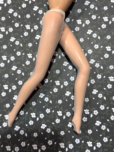 Barbie Vintage White Sheer Pantyhose Mattel ~ Free US Shipping 🌼