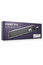 SABLUTE KMAT Pro Wireless Keyboard Mouse Combo Backlit Slim Mac Black