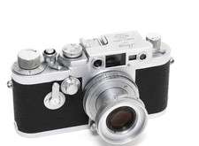 Leica IIIG no Ser. number w. 2.8/5cm Elmar factory test camera
