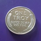 1987 One Troy Ounce .999 Fine Silver Round Bullion 1 oz Silver Collectible Coin