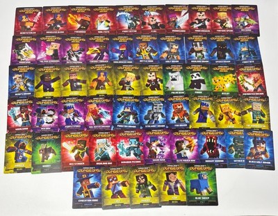 Minecraft Dungeons Arcade Cards Lot of 55 different (Series 4) Raw Thrills